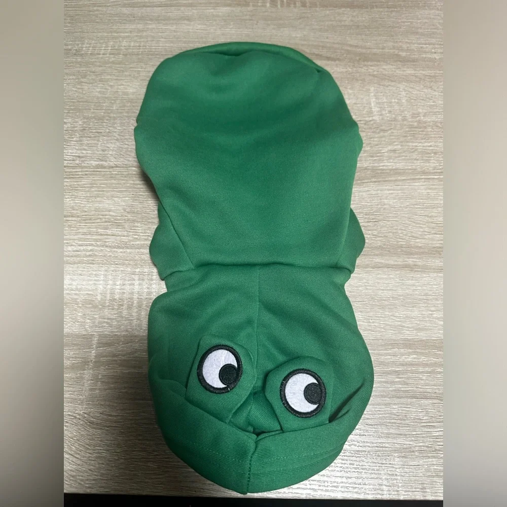RE-POSHING🐸 HOST PICK!🐸NWOT🐸FROG HOODIE COSTUME SIZE MEDIUM 100% POLYESTER🐸 - Picture 4 of 7